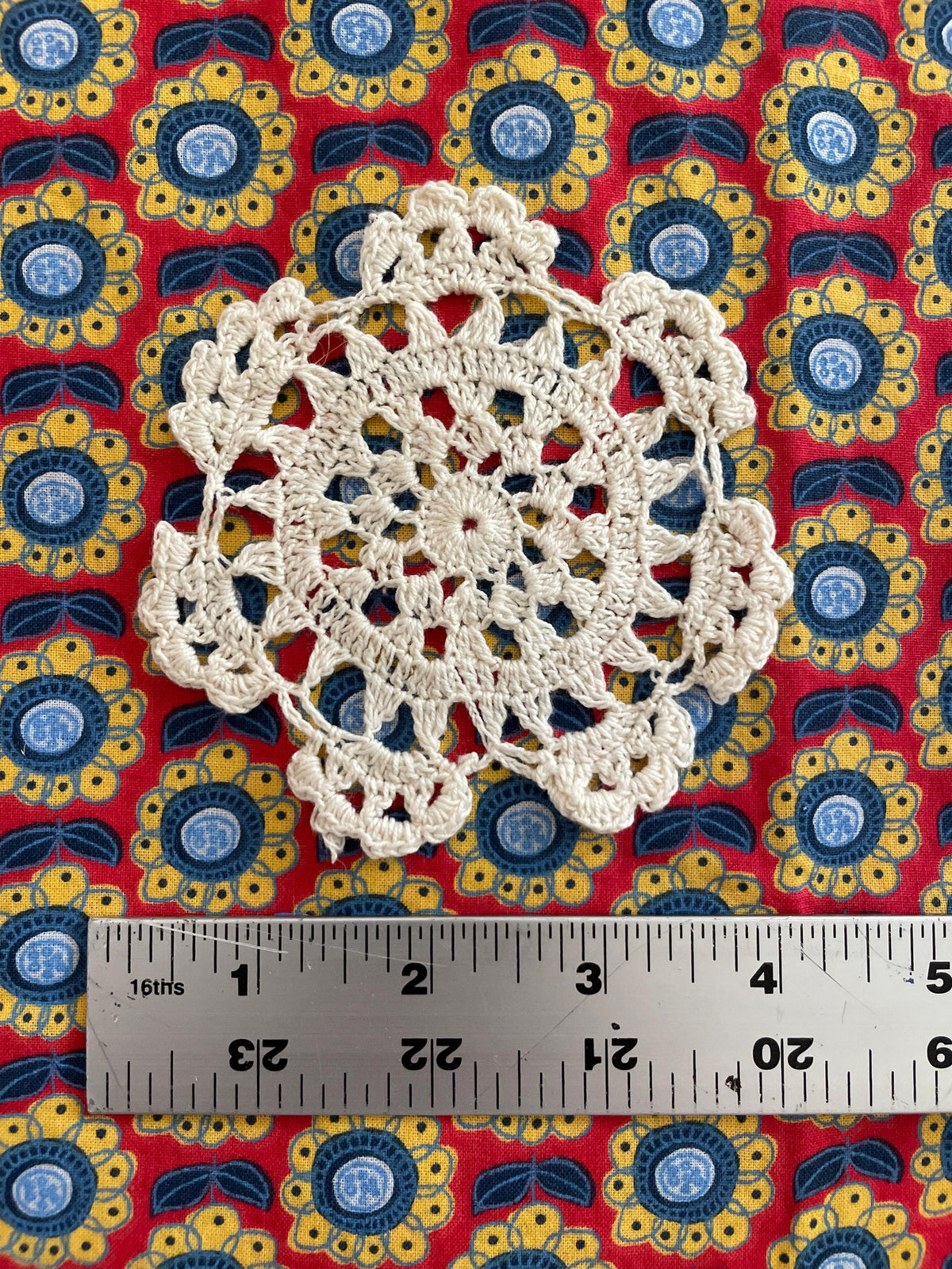 12 hand crocheted motifs for embellishment, craft applique, crafting, junk journaling, slow stitching