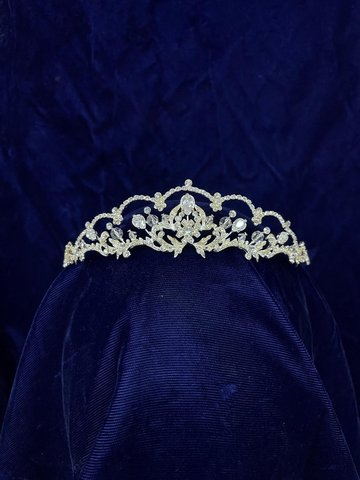 Dainty Swarovski crystal bridal tiara