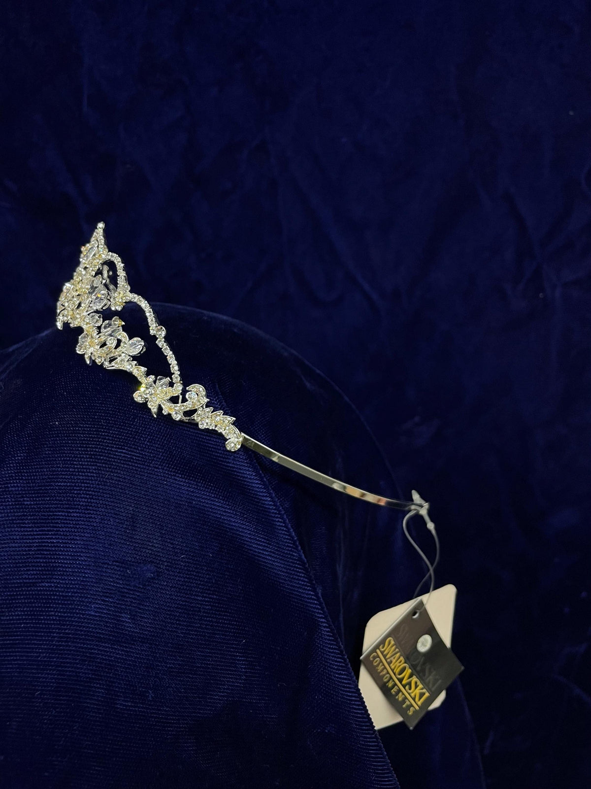 Dainty Swarovski crystal bridal tiara